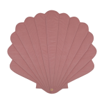Tapis b�b� coquillage en velours rose shells - moi mili