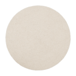 Tapis � boules de feutre �cru 120 cm lin�a - myfelt