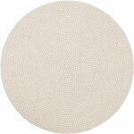 Tapis � boules de feutre �cru 180 cm lin�a - myfelt
