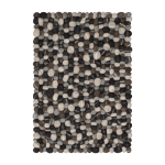 Tapis � boules de feutre effet pierre 50x70 cm hardy - myfelt