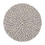Tapis � boules de feutre effet pierre clair 120 cm ernie - myfelt