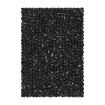 Tapis � boules de feutre effet pierre fonc� 70x100 cm kurt - myfelt