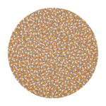 Tapis � boules de feutre multicolore clair 120 cm liese - myfelt