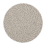 Tapis � boules de feutre multicolore naturel clair 120 cm hella - myfelt
