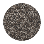 Tapis � boules de feutre multicolore naturel fonc� 120 cm n�la - myfelt