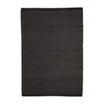 Tapis dhurrie en jute noir 200x300 cm herb - nanimarquina