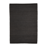Tapis dhurrie en jute noir 200x300 cm herb - nanimarquina