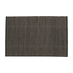 Tapis dhurrie en laine noir 170x240 cm tatami - nanimarquina