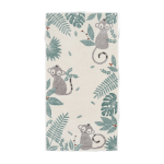 Tapis pour enfant en polypropyl�ne gris 120x170 cm monkey paradise - nattiot