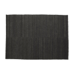 Tapis en jute noir 200x300 cm earth - nanimarquina