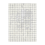 Tapis en laine blanc 170x240m mosaic - lorena canals