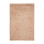 Tapis en laine blanc cass� et brun - rouge 120x180cm kami - ferm living
