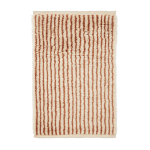 Tapis en laine blanc cass� et brun - rouge 80x120cm kami - ferm living