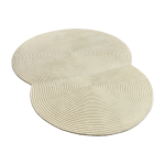 Tapis en laine naturelle coloris cr�me 175x240cm zen rug - bolia