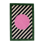 Tapis en laine tuft� pink 140x210cm sfera - colortherapis