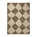 Tapis en laine tuft�e beige et vert 140x200cm orme - ferm living
