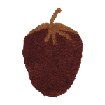Tapis en laine tuft�e fraise 180 cm fruiticana - ferm living