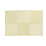 Tapis rectangulaire en laine tuft� � la main damier jaune clair 200x300cm level - normann copenhagen