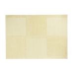Tapis rectangulaire en laine tuft� � la main damier jaune clair 250x350cm level - normann copenhagen