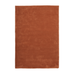 Tapis rectangulaire tuft� en laine marron rouge 140x200cm stille - ferm living