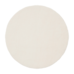 Tapis rond en laine �cru 70 cm lin�a - myfelt