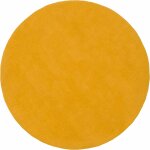 Tapis rond en laine moutarde 120 cm klara - myfelt