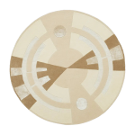 Tapis rond en laine et soie v�g�tale 200cm andr�a - son - tapis