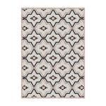 Tapis en vinyle beige 140x200 cm tomettes - edito
