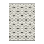 Tapis en vinyle gris 140x200 cm tomettes - edito