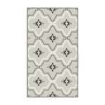 Tapis en vinyle gris 70x140 cm tomettes - edito