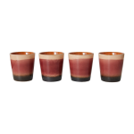 Tasse � caf� en gr�s rose 230ml rise - hkliving