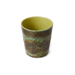 Tasse � caf� en gr�s vert tidal - hkliving