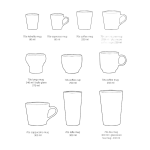 Tasse � caf� en gr�s vert tidal - hkliving