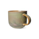 Tasse � caf� en porcelaine vert 320ml - hkliving