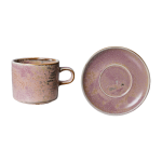 Tasse et soucoupe rustic pink - hkliving