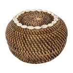 The colonial peek - a - boo basket - marron naturel - s - bazar bizar