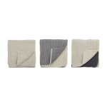 Torchon odette coton gris - bloomingville