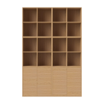 Vaisselier en ch�ne huil� 210 x 140 cm combination 09 - bolia