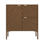 Vaisselier en ch�ne teint� 120, 5 x 45 x 130 cm marius - hart�
