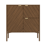 Vaisselier en ch�ne teint� 120, 5 x 45 x 130 cm marius - hart�