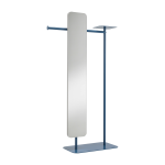 Valet de chambre avec grand miroir bleu babele big - meme design