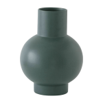 Vase 18 cm en c�ramique vert str�m - raawii