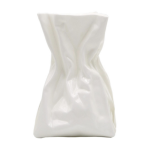 Vase blanc 20x15x11cm adelaide - driade