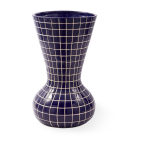Vase en c�ramique bleu 36x62cm hamam - pols potten