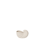 Vase coquillage en gr�s blanc mate 11 x 5, 5 x 7, 7 cm shell - ferm living