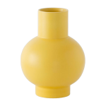 Vase extra large jaune 33x25cm fressia - strom