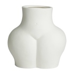 Vase femme en c�ramique blanc 22 x 23 cm avaji - nordal