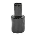 Vase en gr�s noir 11 cm h�l�na - serax