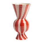 Vase en gr�s rose et rouge - &klevering