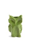 Vase hibou en gr�s vert 12cm apr�s minuit - serax